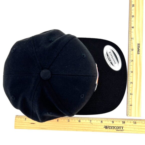 Texas Sunset Cactus Palo Duro Snapback Cap Hat Yupoong Sport-Tek OSFA Black New - Picture 14 of 15